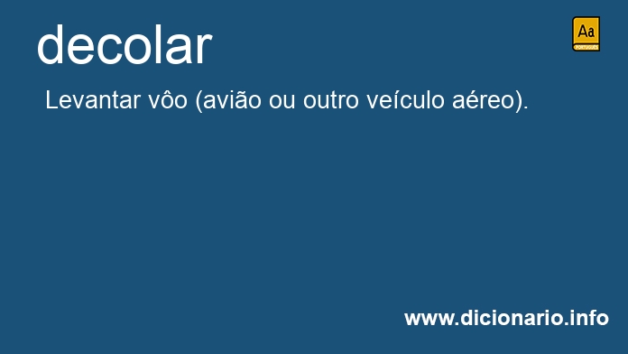 Significado de decolar