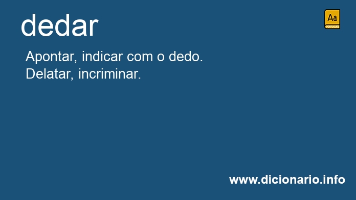 Significado de dedas