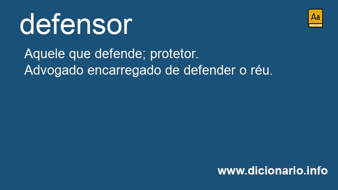 Significado de defensor