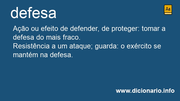 Significado de defesas