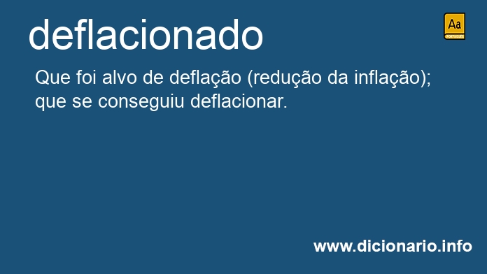Significado de deflacionado