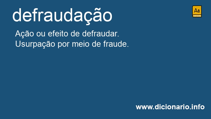 Significado de defraudaes