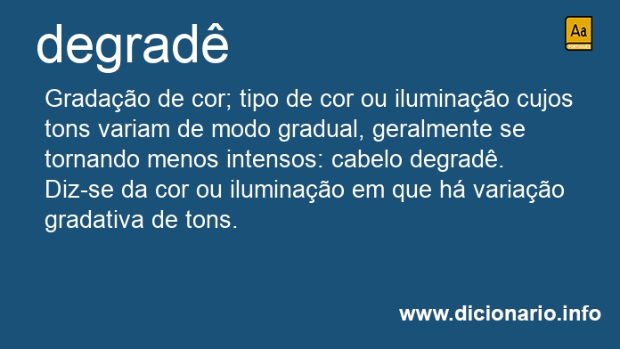 Significado de degrad