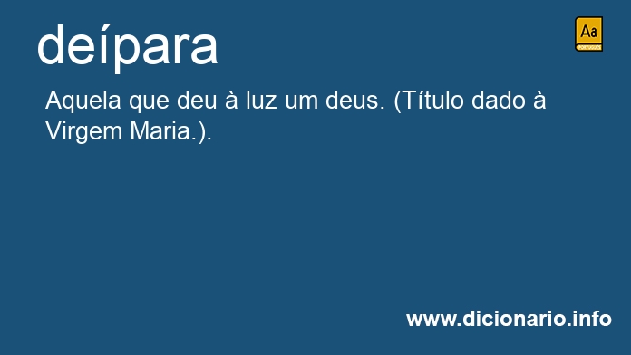 Significado de depara