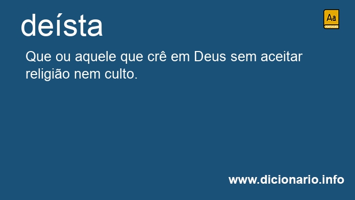 Significado de destas