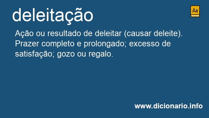 Significado de deleitaes
