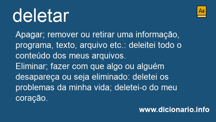 Significado de deletariam