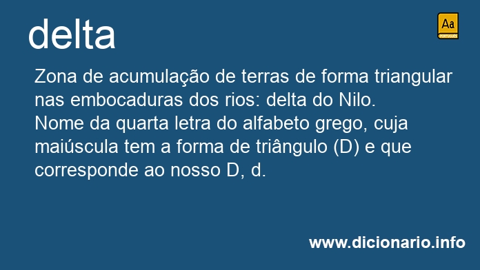 Significado de delta