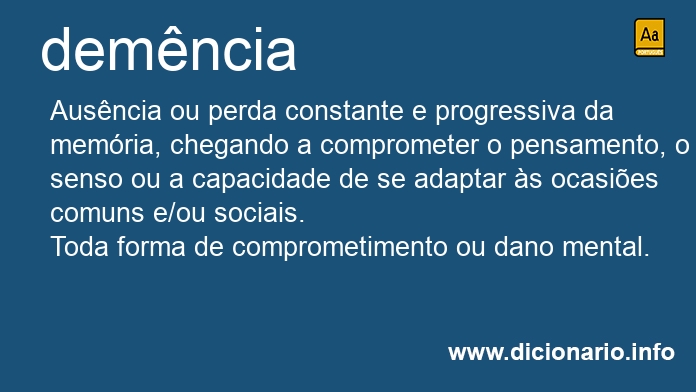 Significado de demncia