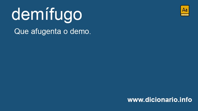 Significado de demfugo