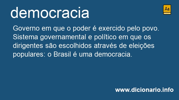 Significado de democracia