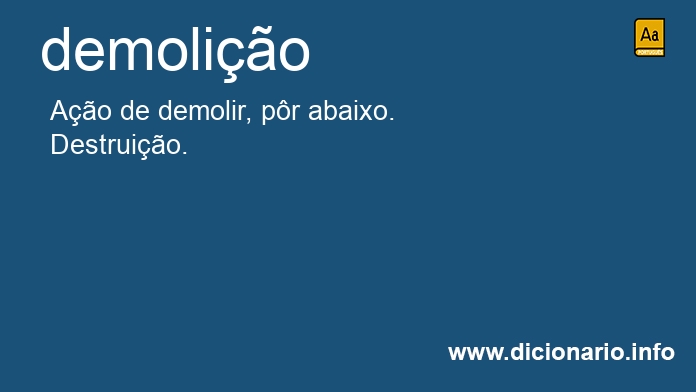 Significado de demolio