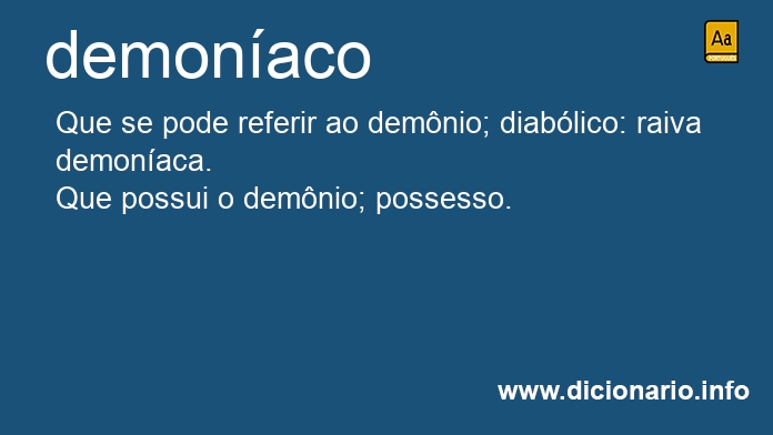 Significado de demonaca