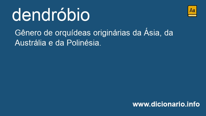 Significado de dendrbio