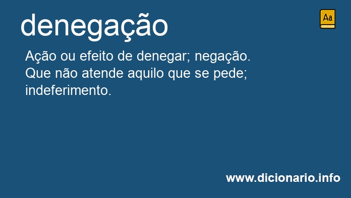 Significado de denegaes