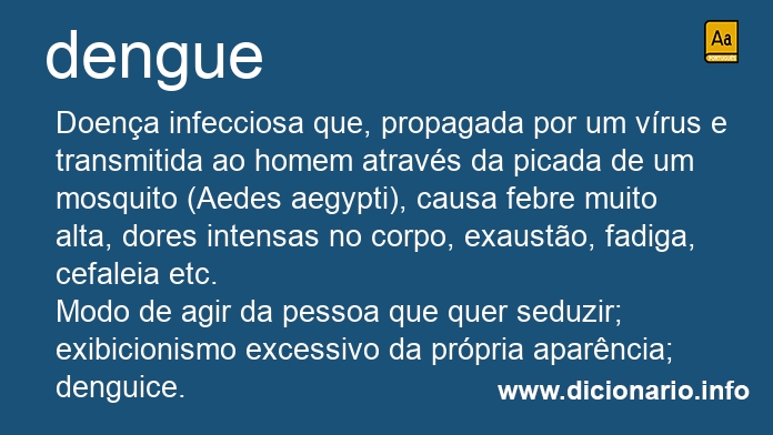 Significado de dengues