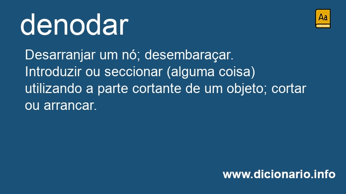 Significado de denoda