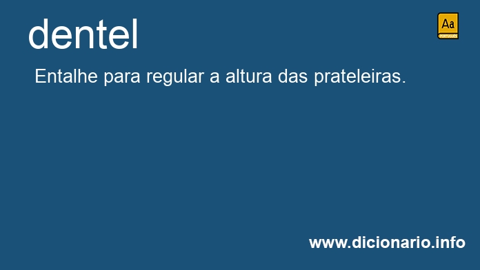 Significado de dentel