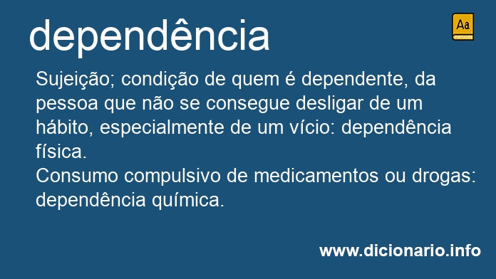 Significado de dependncia