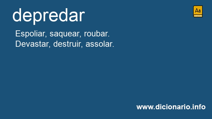 Significado de depredei