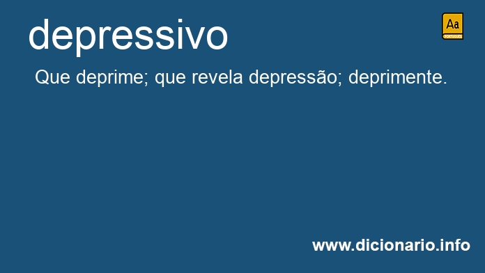 Significado de depressiva