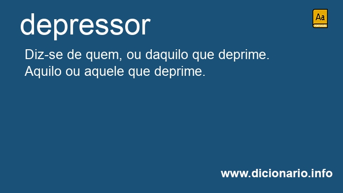 Significado de depressor