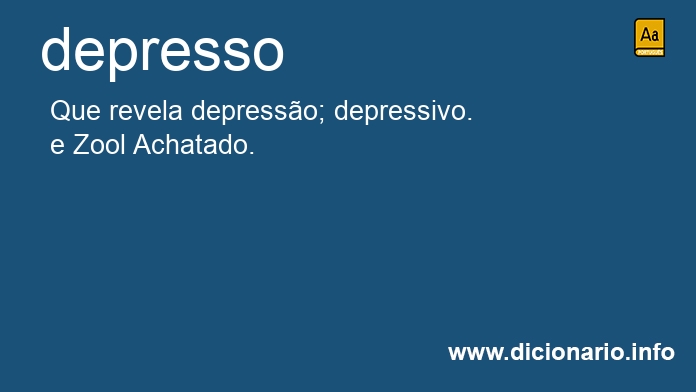 Significado de depressos