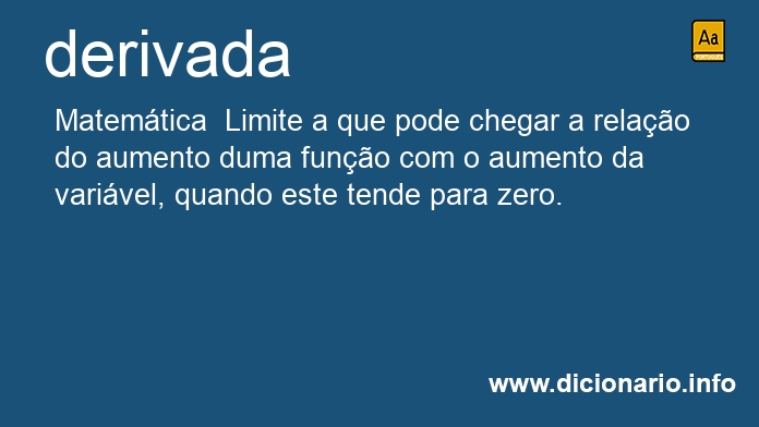 Significado de derivadas