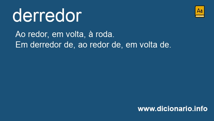 Significado de derredor