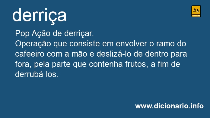 Significado de derria