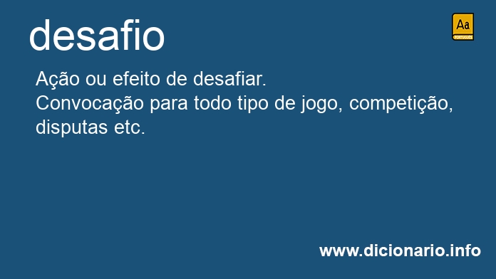 Significado de desafio