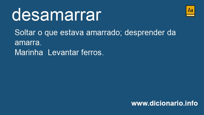 Significado de desamarrem