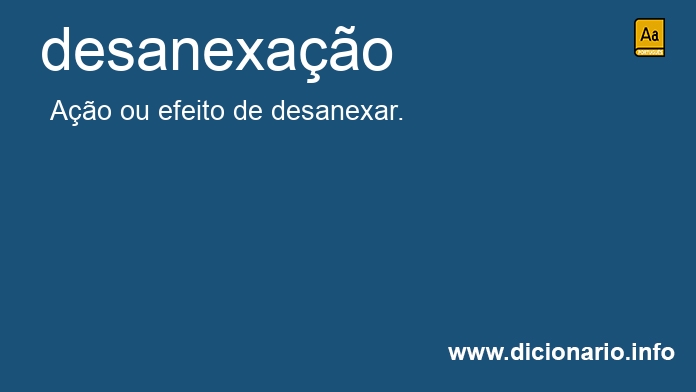 Significado de desanexao