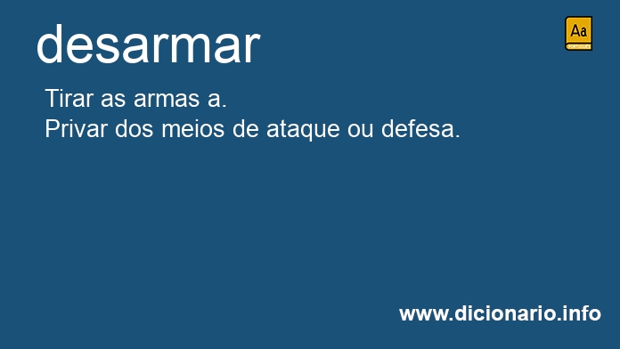 Significado de desarme