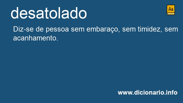 Significado de desatolado