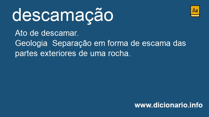 Significado de descamaes