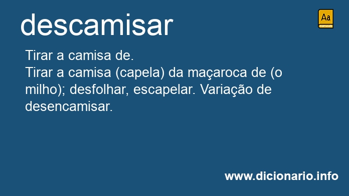 Significado de descamisar