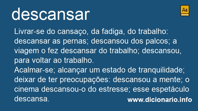 Significado de descansariam