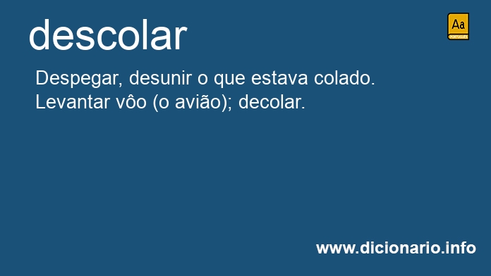 Significado de descolais