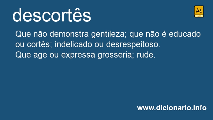 Significado de descorts