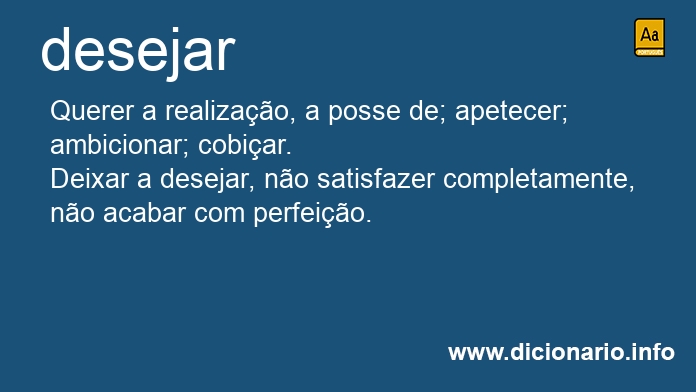 Significado de desejaste