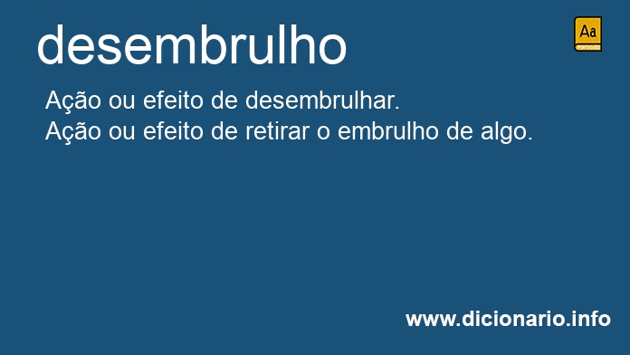 Significado de desembrulhos
