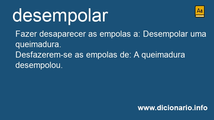 Significado de desempolado