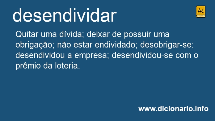 Significado de desendividar