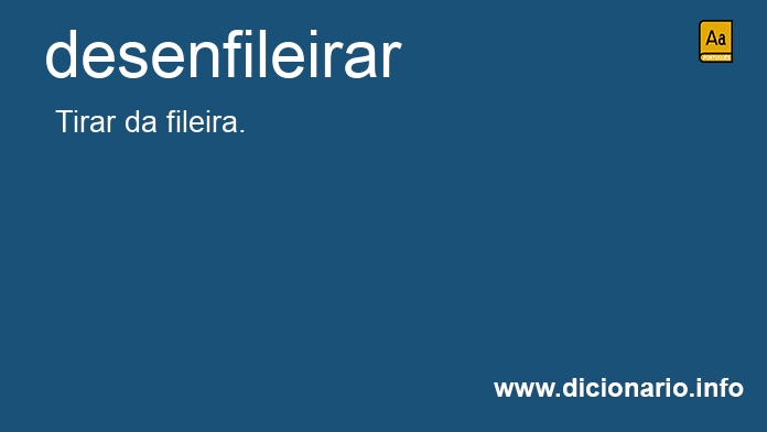 Significado de desenfileirar