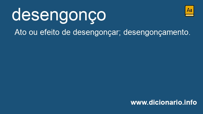 Significado de desengono