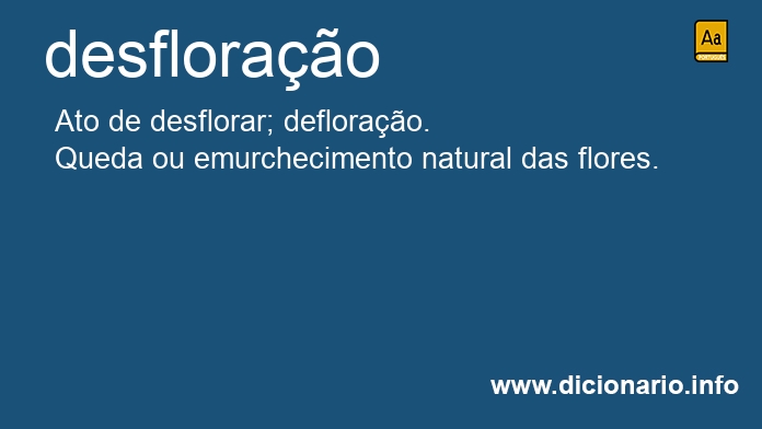 Significado de desflorao