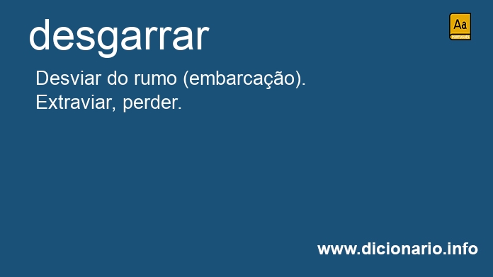 Significado de desgarrai