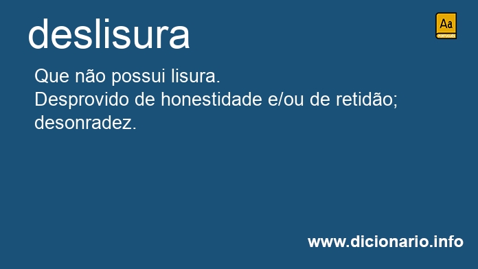 Significado de deslisura