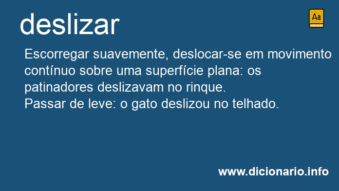 Significado de desliza